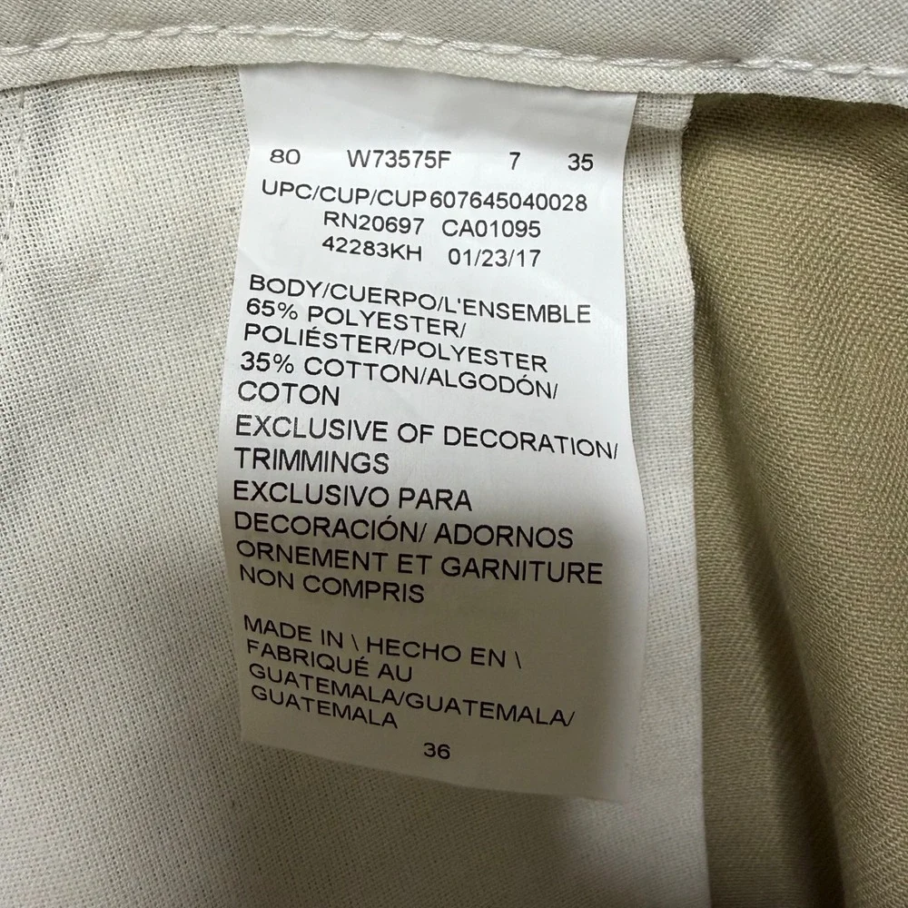 Dickies Work Short Mens 36 Khaki WR640KH 13 Inseam Relaxed Loose Fit NWT